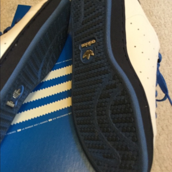 Adidas Stan Smith 2 Lea size 8 men’s worn once - Picture 8 of 8